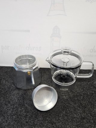 Cafetera italiana de vidrio  La Cafetiere - Nueva