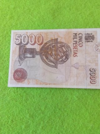 Billete 5000 Pesetas España 1992