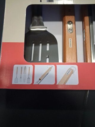 Set 4 Utensilios Barbacoa Magnéticos