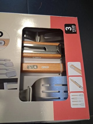 Set 4 Utensilios Barbacoa Magnéticos