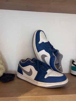 Nike Air Jordan 1 Low Azul Blanco