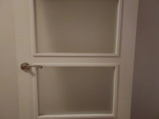 Puerta interior blanca con 4 cristales