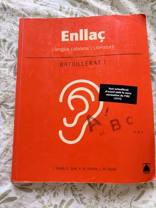 Libro catalán bachillerato