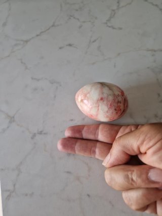 Pietra palmare uovo decorativo