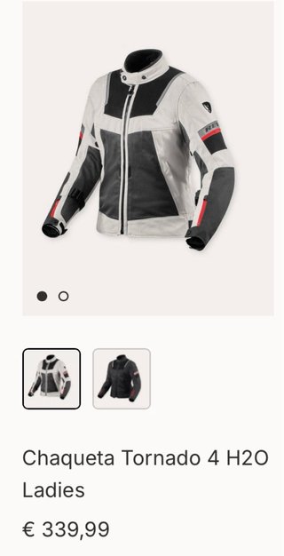 Traje Moto Mujer Revit Tornado 4 H2O