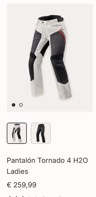 Traje Moto Mujer Revit Tornado 4 H2O