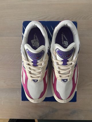 New Balance 990 Beige/Morado