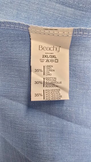Pantalón de verano azul