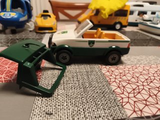 Coche Playmobil Verde y Blanco