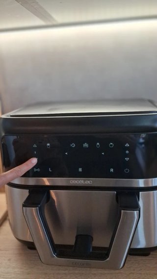 Cecotec Freidora Aire Doble Espacio