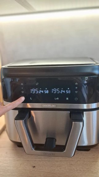 Cecotec Freidora Aire Doble Espacio