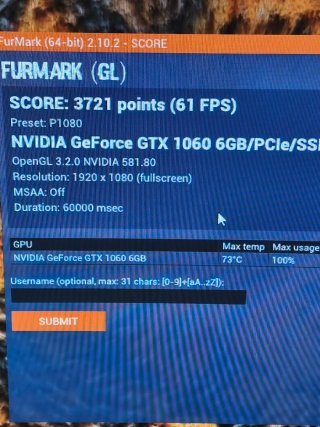 Tarjeta Gráfica GTX 1060 Ti 6GB MSI