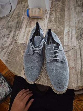 Zapatos de vestir casuales grises