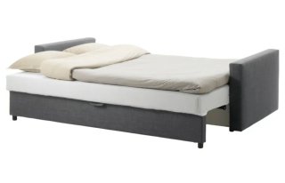 2 Sofás Cama IKEA Gris Tela