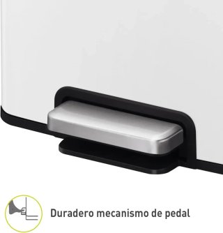 Cubo de Basura EKO Madison 30L Blanco Pedal