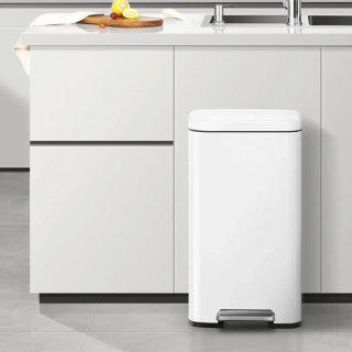 Cubo de Basura EKO Madison 30L Blanco Pedal