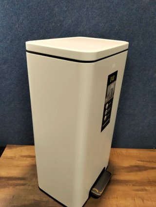 Cubo de Basura EKO Madison 30L Blanco Pedal