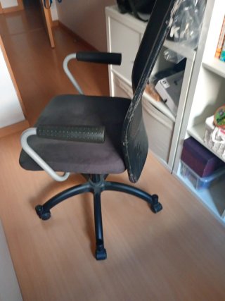 Silla de escritorio Ikea negra