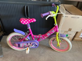 Bicicleta niña Minnie Mouse casi nueva