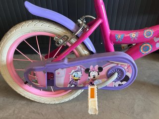 Bicicleta niña Minnie Mouse casi nueva
