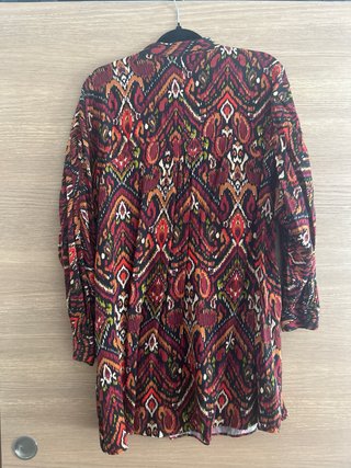 Vestido Zara Estampado Multicolor
