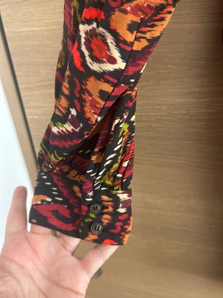 Vestido Zara Estampado Multicolor