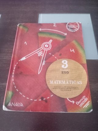 Libro matemáticas 3 eso castellano
