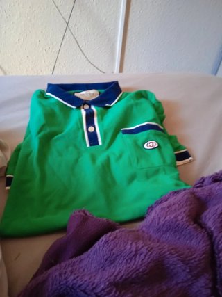 Polo Gucci Verde y Azul