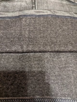 Falda vaquera gris