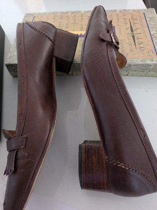 Zapatos platino Dos Pasos Marrones Talla 37