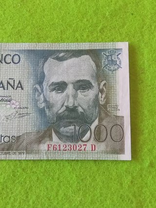 Billete 1000 pesetas Banco de España 1979