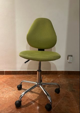Silla de oficina verde