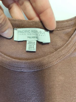 Camiseta niña Pull&Bear Colorado