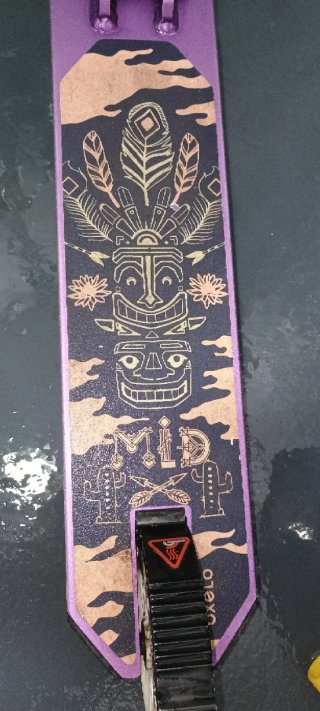 Patinete Oxelo MID5 Morado Niños Ajustable