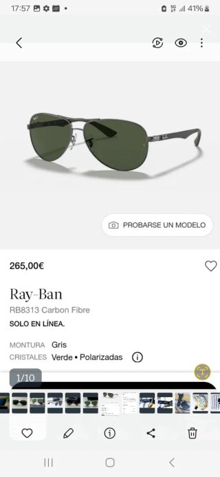 Gafas Ray-Ban Aviator Originales Polarizadas