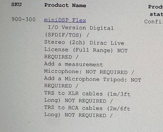 MiniDSP Flex Digital Dirac Live Licencia