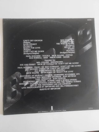 Bad Company LP Vinilo Hard Rock