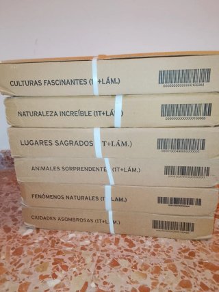 Lote 6 Libros: Culturas, Naturaleza, Lugares, Anim