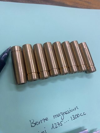 Guías Válvula Mini 1275cc Competición Bronce