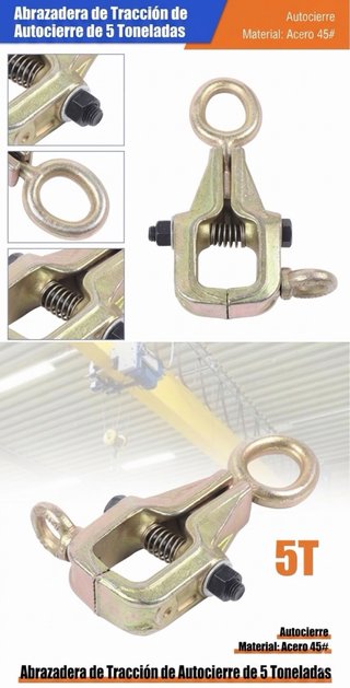 Abrazadera Tracción Autoajustable 5T