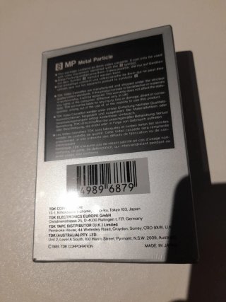 TDK 8mm Video Cassette P5-90MP