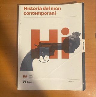 Libros 1 Bachiller Matemáticas e Historia. Catalán