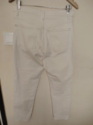 Pantalón pitillo Mango beige Talla 38