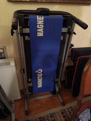 Cinta de andar magnética plegable
