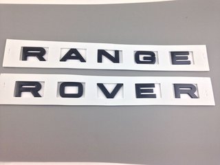 RANGE ROVER LETRAS LOGO NEGRO MATE
