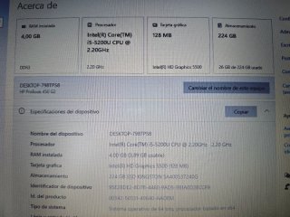 Portátil HP Probook 450 G2