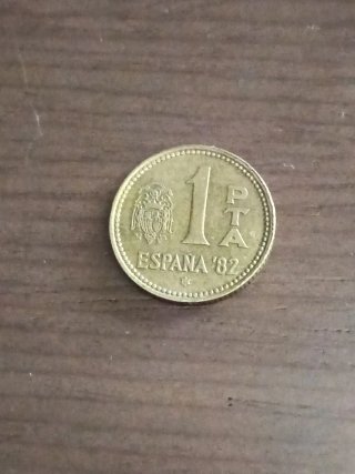 1 Peseta 1980 Mundial 82