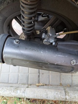 Kymco Scooter 125cc Negra/Plateada