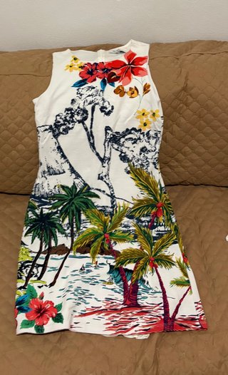 Vestido Desigual Blanco Talla S