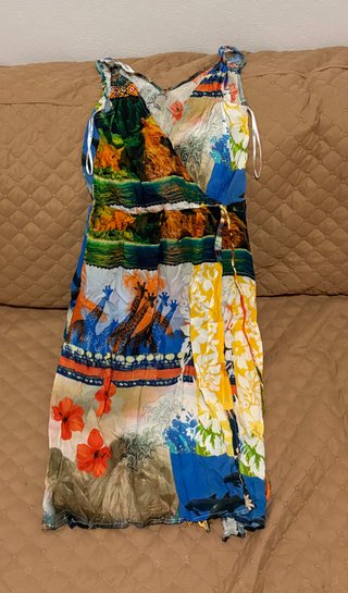 Vestido Desigual Blanco Talla S
